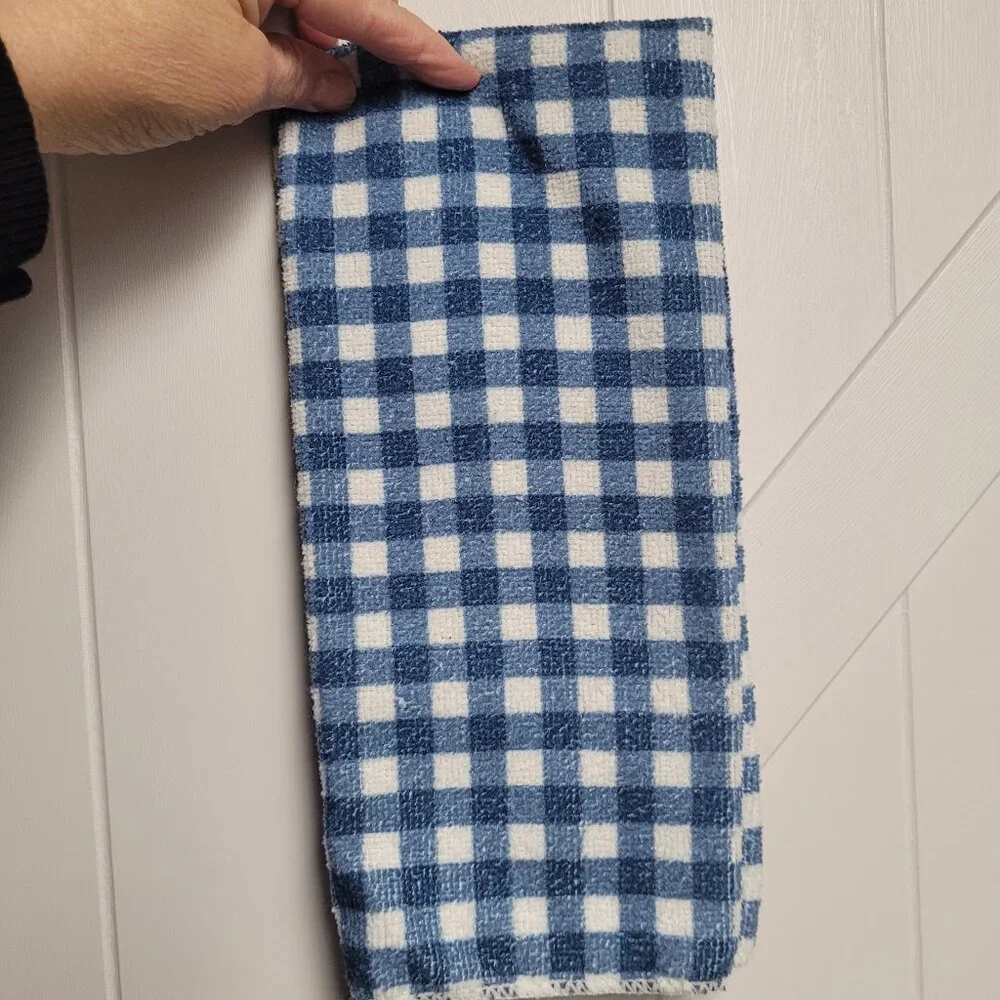 4th of July Kitchen Towel & Blue/White Check Kitchen Towel